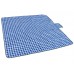 Camp Cover Picnic Rug Check Cotton Polypropylene 1.8 m x 1.8 m